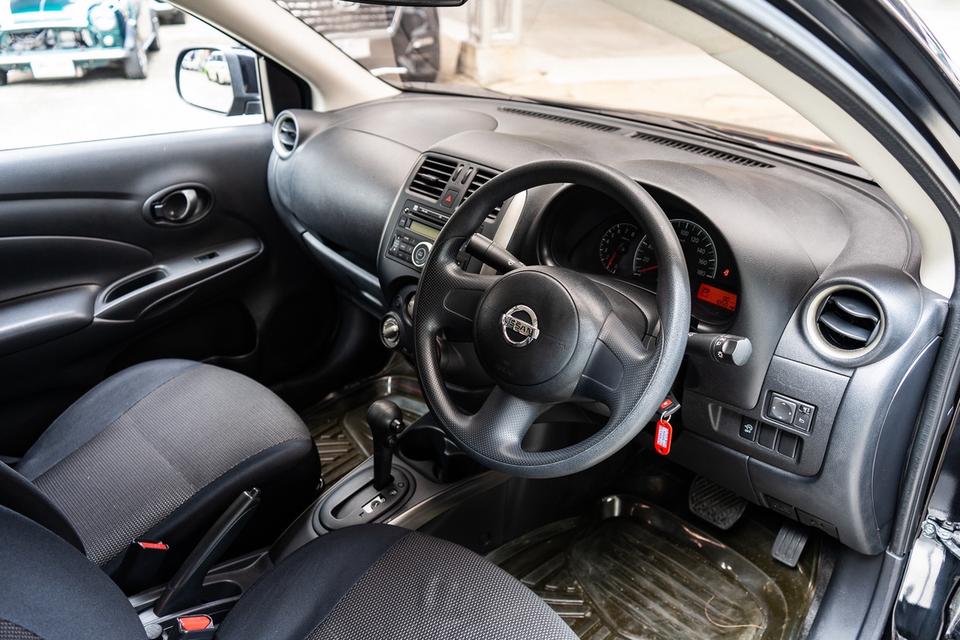 ❌❌NISSAN ALMERA 1.2E เกียร์ออโต้ สีดำ ปี2014❌❌รถ2มือ❌❌ไมล์วิ่ง 11x,xxx KM.❌❌กุญแจ2ดอกครบ รูปที่ 16