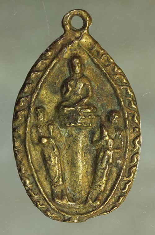 รูป เหรียญ หล่อ หลวงพ่อแฉ่ง เนื้อทองผสม ค่ะ j2035