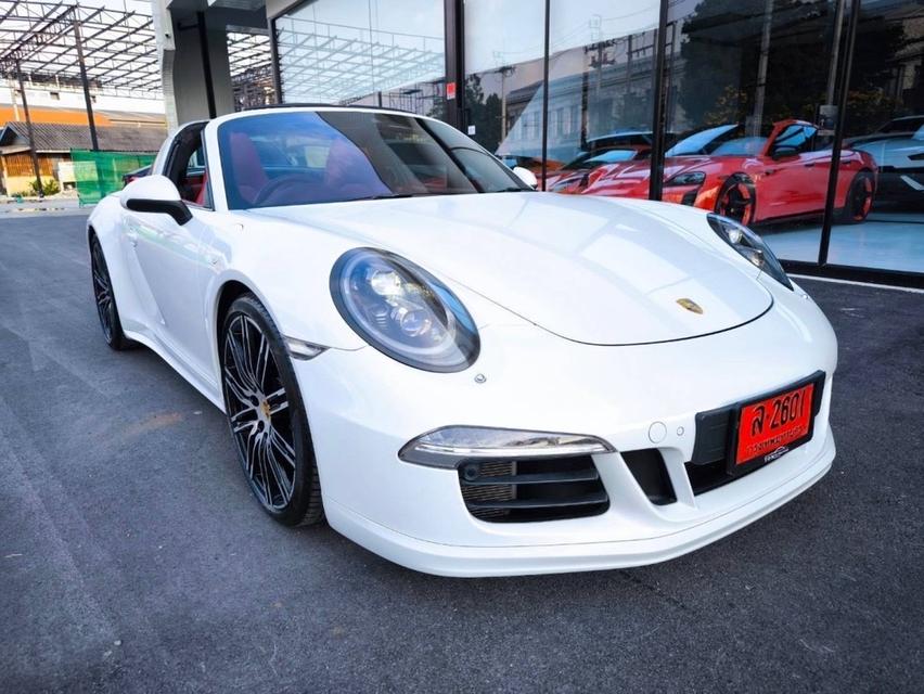 2017 PORSCHE 911TARGA 4S 3.8 PDK สีขาว ภายในแดง รหัส KPV2601 3