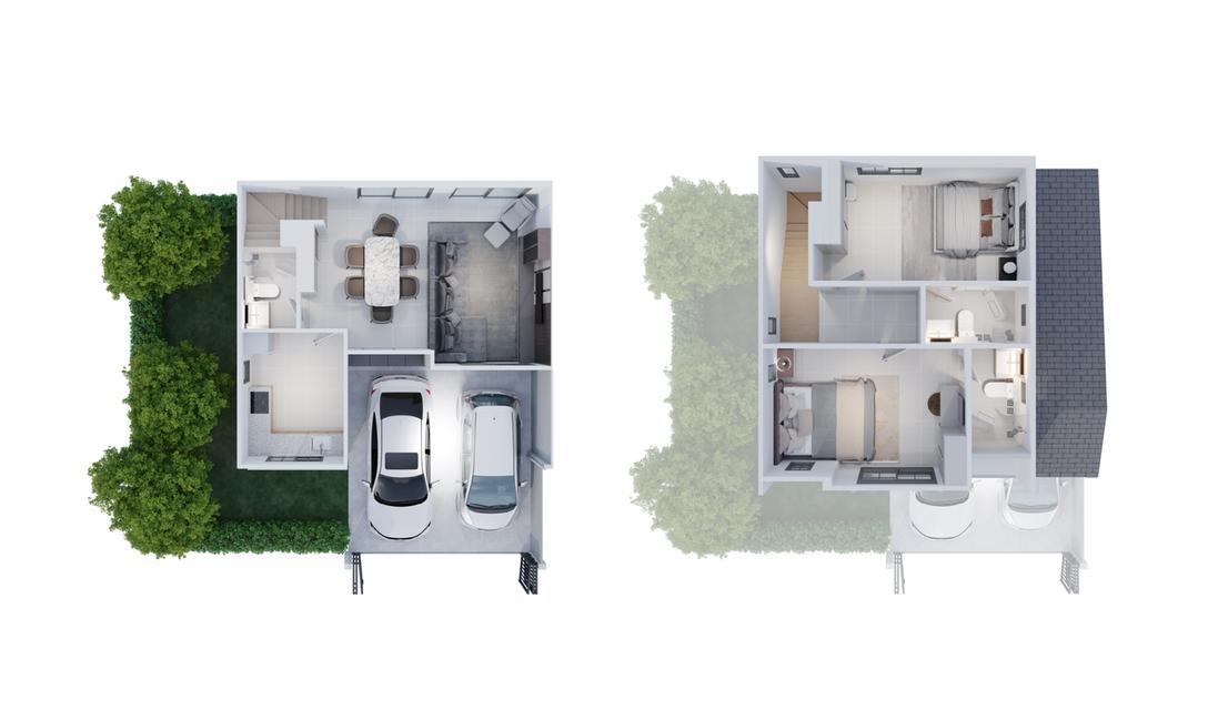 บ้านทาวน์โฮมทรงอิสระ 2 ชั้น โครงการเดอะแพลนท์ @ พฤกษานิวทาวน์ บางนา กม.26 2