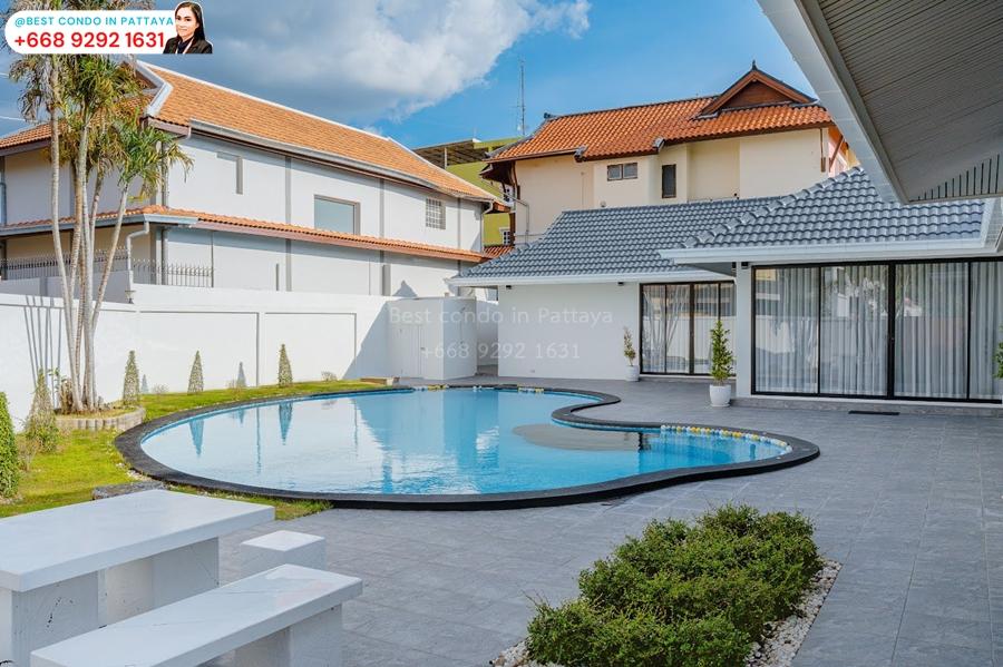 บ้านเดี่ยวพร้อมสระว่ายน้ำขนาดใหญ่ เฟอร์นิเจอร์ครบ บรรยากาศสงบ เหมาะสำหรับอยู่อาศัยหรือปล่อยเช่าระยะยาว #รหัสทรัพย์423 3