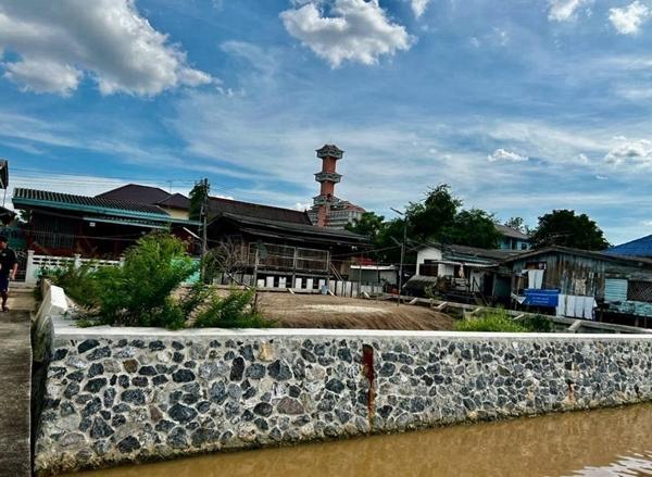 L901 ขายถูกที่สุดที่ดิน 109 ตรว สร้างเขื่อน ถมดิน ติดแม่น้ำเจ้าพระยา สามโคก ปทุมธานี ราคาขาย 8,890,000 บาท 2