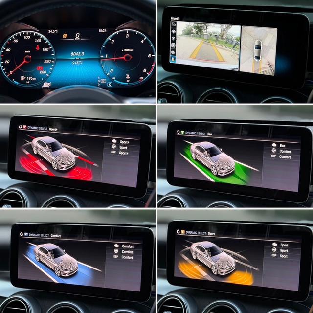 Benz C220d AMG Dynamic รุ่น Top ดีเซลล้วน W205 ปี 2022 หลังคาแก้ว ใช้งานน้อย 9 หมื่นโล รูปที่ 17