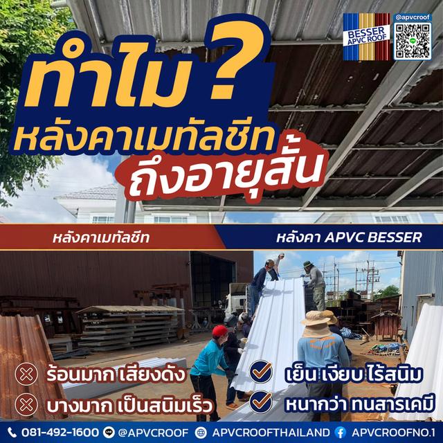 หยุด! ความร้อนและสนิม ให้เป็นความเย็นสบายด้วย APVC BESSER