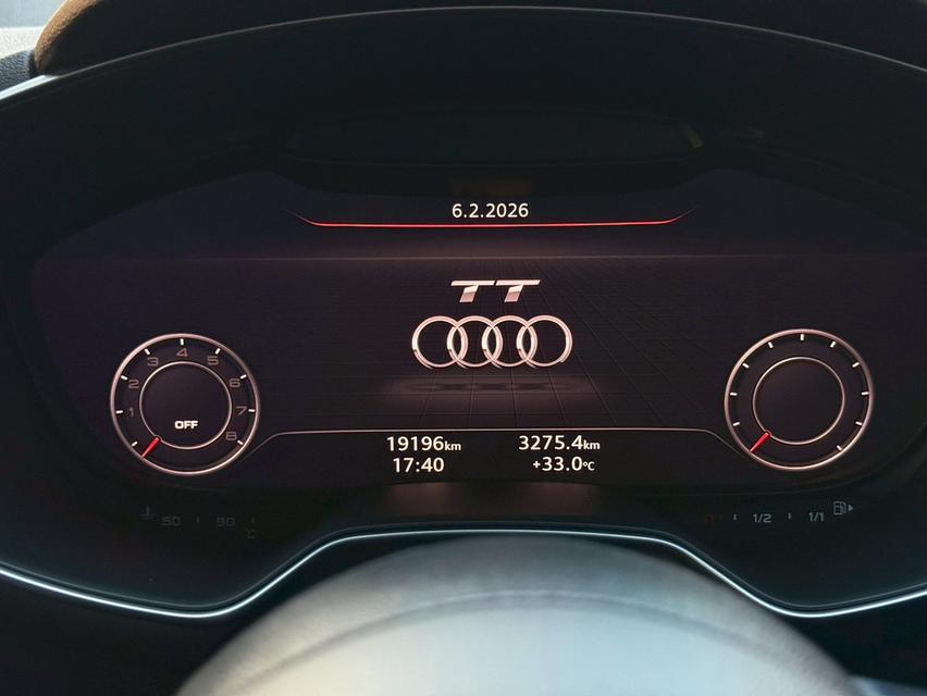 Audi TT RD 45 TFSI S LINE ปี 2019 สีฟ้า เลขไมล์ 19,xxx km ราคา 1,929,000 บาท ⚙️ออปชั่น⚙️ - เครื่องยนต์เบนซิน 2.0 ลิตร / 230 hp - เกียร์อัตโนมัติ 6 จ รูปที่ 8