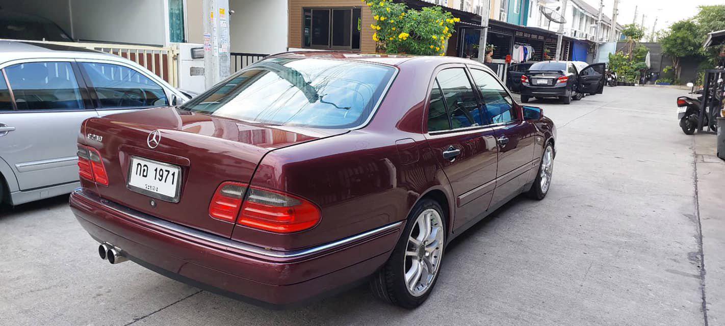 W210 e230 1996 ไม่เคยแก้ส สีแดงเดิมโรงงาน      2