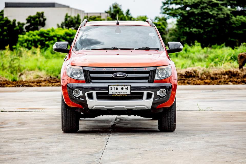 Ford Ranger 2.2 Wildtrak Hi-Lander Double Cab เกียร์ AT ปี 2015 สีส้ม  2