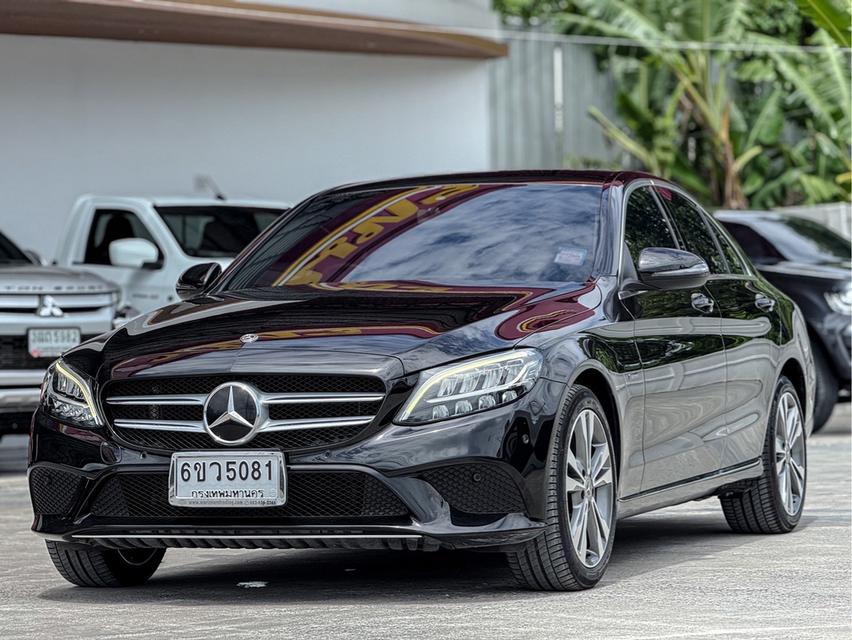 รหัสรถ WRT5081 2019 BENZ C-CLASS, C300e AVANTGARDEW205 จดทะเบียนปี 2020 สีดำ เบนซิน/ไฟฟ้า