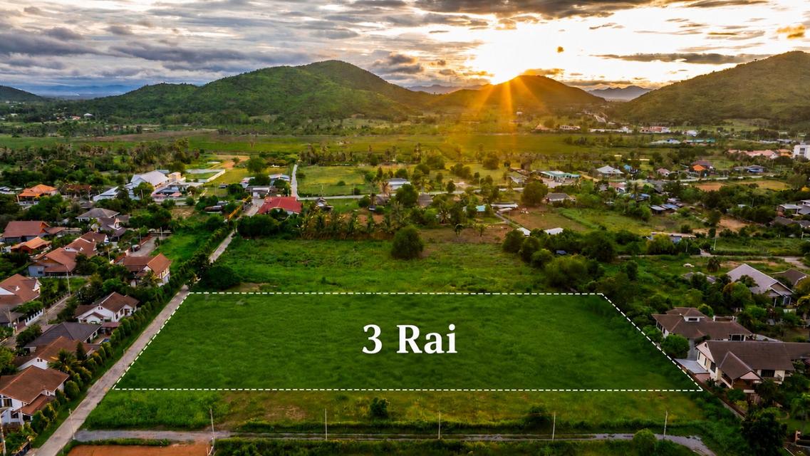 ที่ดินปากน้ำปราณ เขากะโหลก 3ไร่ ห่างทะเล 800เมตร 4