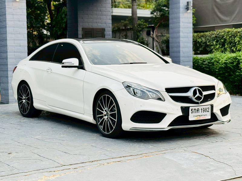 Benz E200 W207 เครื่อง 2.0turbo Amg Dynamic ไมล์ 50,xxx กม สีขาว ปี 2014