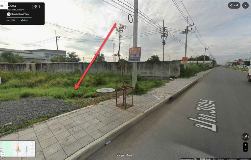 ประกาศให้เช่าที่ดินทำเลดี ตำบล รังสิต คลอง 7 อำเภอธัญบุรี ปทุมธานี ถนน ปท.3004 3