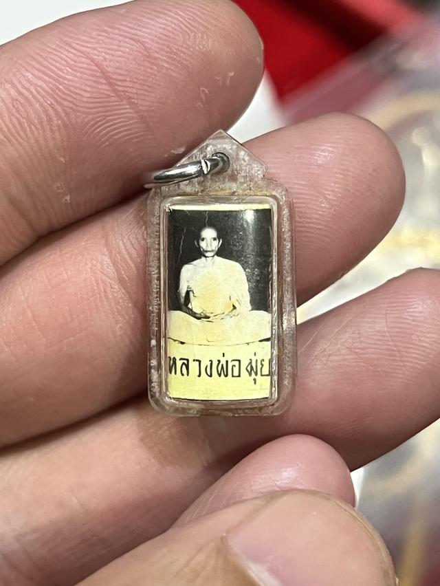 เปิดพระเครื่องหลวงพ่อมุ่ยวัดดอนไร่  รูปถ่ายฉากดำตะกรุดสามเค