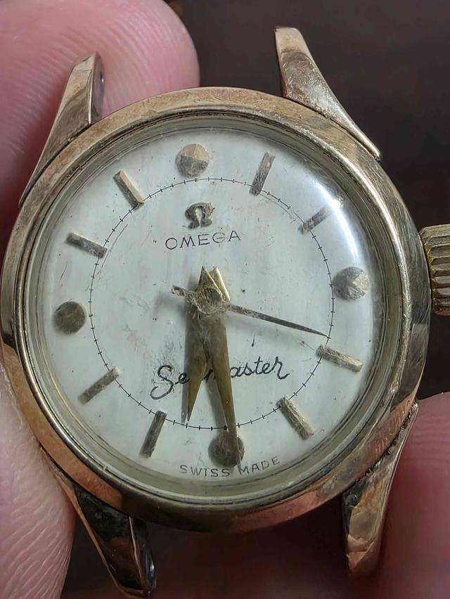 A.นาฬิกา OMEGA SEAMASTER ทองแปะ สวยรุ่นเก่า ผู้หญิง หายาก เดิมๆ ขายตามสภาพ พร้อมส่ง รูปที่ 2