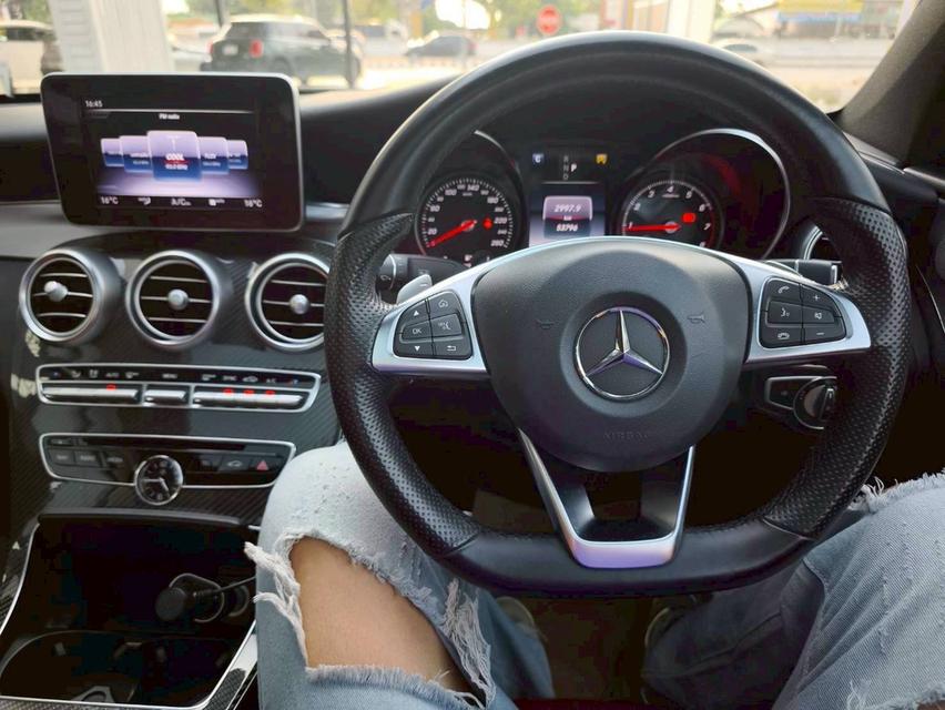รหัสรถ KPV1510 2018 BENZ C250 2.0 COUPE AMG DYNAMIC 9 เกียร์ 7