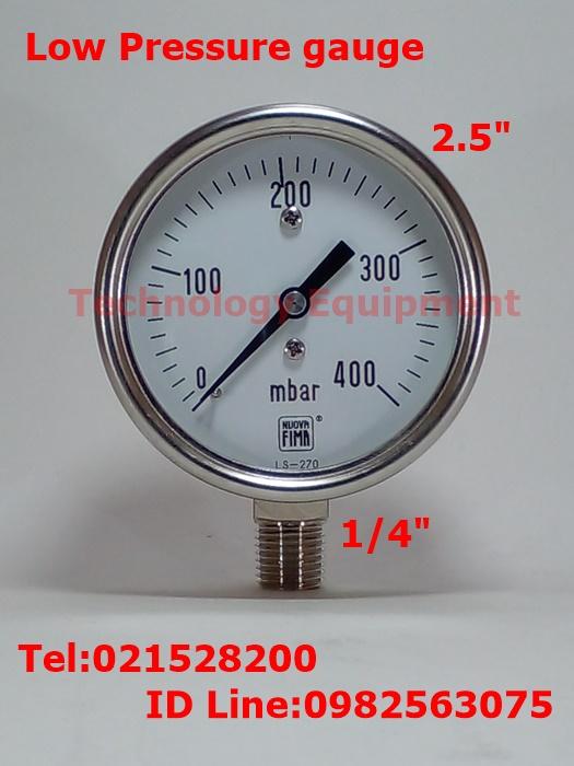 Low Pressure Gauge nuovafima มีสต็อกในไทย เปิดใบกำกับภาษีได้ พร้อมส่งด่วน รูปย่อยที่ 3