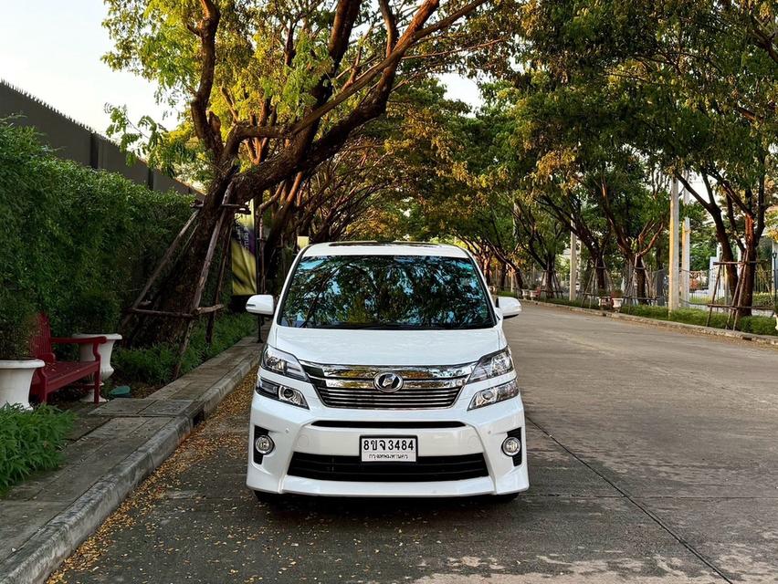 (แจ้งรหัสรถ CH3484) Toyota #Vellfire 2.4 ZG ปี 2014 สีขาว รูปย่อยที่ 2