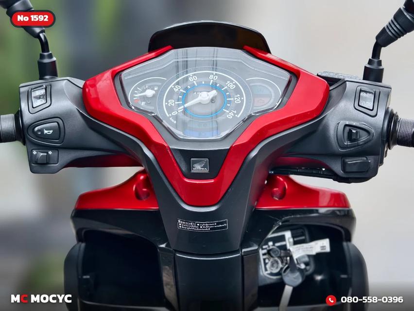 Honda Moove 2015 รุ่นTOPล้อแมค รถบ้านแท้มือเดียว เครื่องท่อเดิม สภาพสวย กุญแจบุคเซอวิสครบ มีเล่มเขียวชุดโอนครบ No.1592 รูปที่ 12