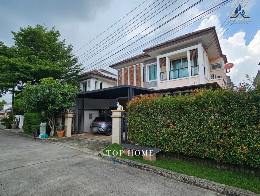 ขายด่วน❗️บ้านเดี่ยว 2 ชั้น บางกอกบูเลอวาร์ด รัชดา-รามอินทรา หน้าบ้านตรงกับกับบ้านหลังอื่น โครงการดี เดินทางสะดวก 5