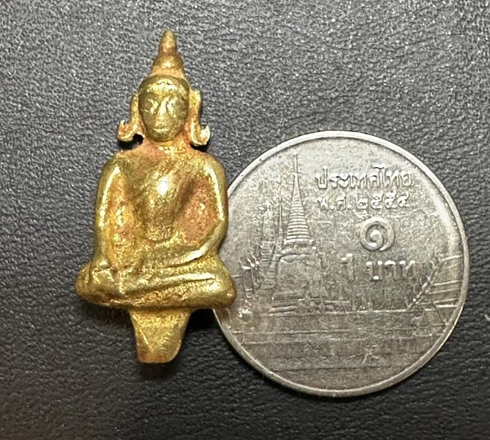 พระยอดธง ศิลปะอยุธยา เนื้อเปียกทอง รูปที่ 5