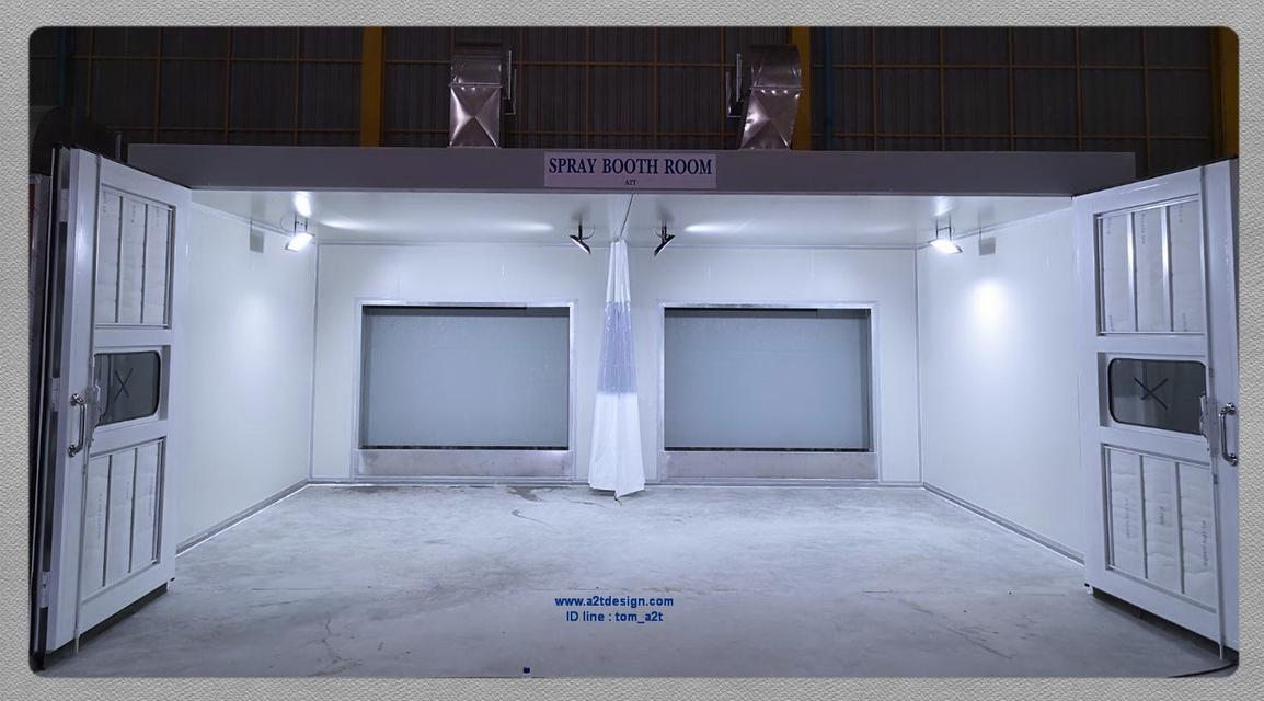 รับออกแบบ ขาย ห้องพ่นสีรถบรรทุก ห้องพ่นสีรถขนาดใหญ่ ห้องพ่นสีเฟอร์นิเจอร์ บูธพ่นสีม่านน้ำ พร้อมงานเซ็นแบบสิ่งแวดล้อม 15