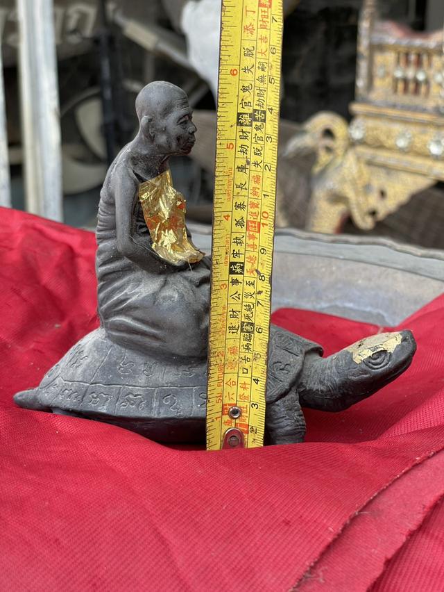 พระบูชาหลวงปู่หลิว วัดไร่แตงทอง พญาเต่าเรือน หน้าตัก3นิ้ว ปี37 9