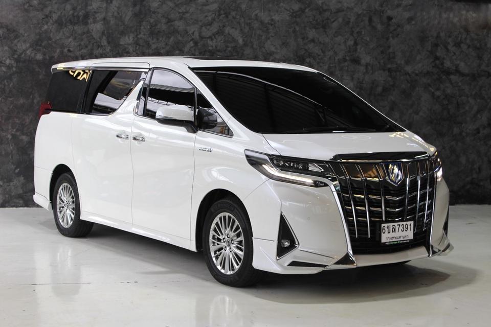 รหัสรถ JRS7391 TOYOTA Alphard Hybrid 30 ปี 2019 สีขาว 5