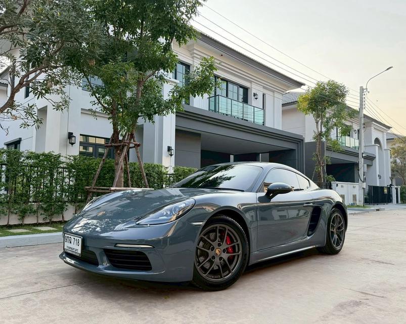 Porsche Cayman 718 สีเทา 2017 รถศูนย์ AAS มี Warranty 30/12/2569
