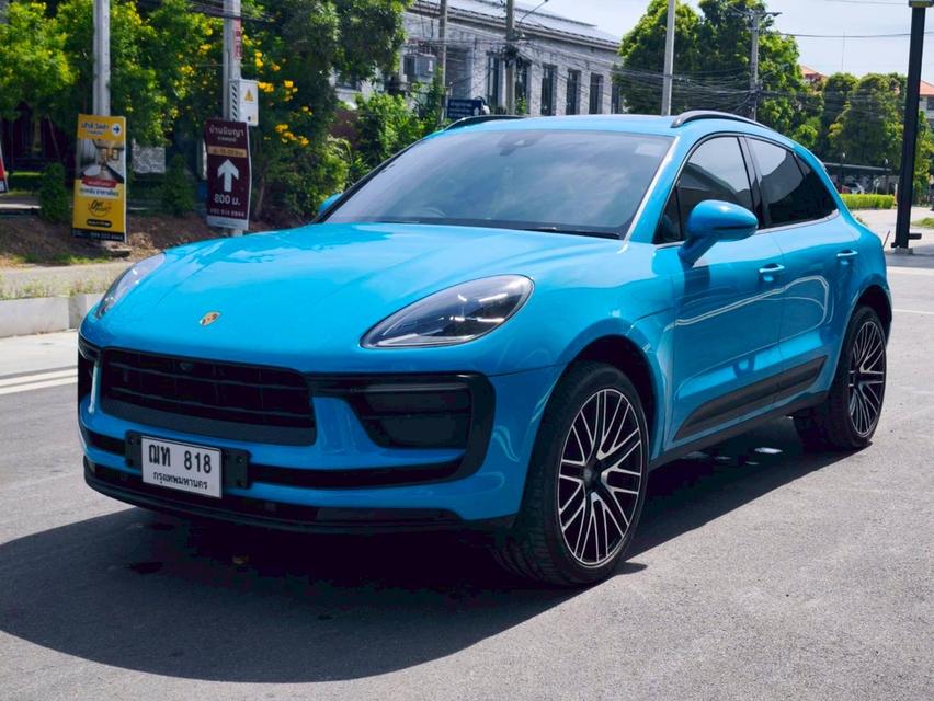 รหัสรถ KPV818 2022 PORSCHE MACAN 2.0 Minor Change สี Miami blue