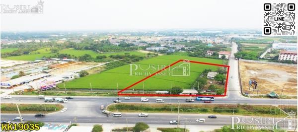 ขายที่ 7 ไร่ สะดุดตา ติด ถ.สาย 5 ซึ่งเป็นถนนคอนกรีต 4 เลนส์ กว้าง 20 เมตร เพิ่มช่องทางเข้า-ออก ด้วยถนนซอยเทศบาล 12 (ซอยวิปัสสนา) อยู่ฝั่งขวามือ 1