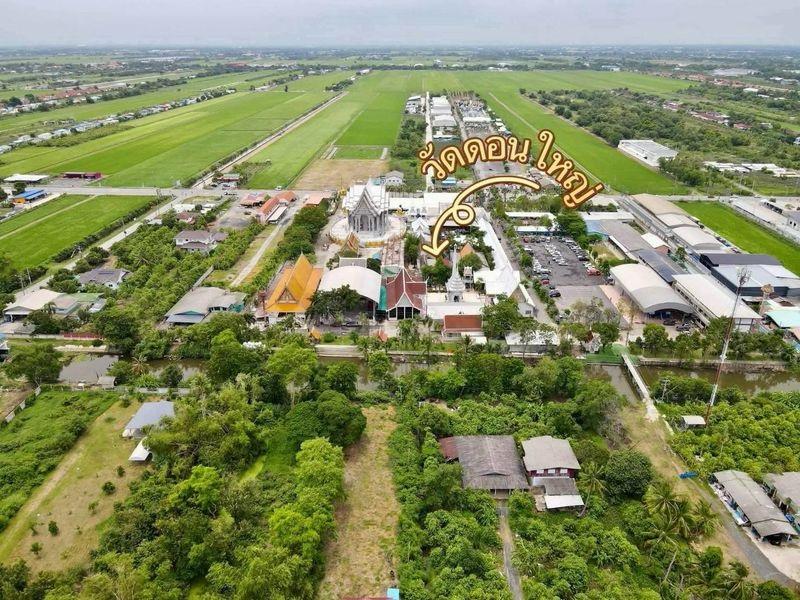 ที่ดินทำเลดีย่านชุมชนใกล้ถนนหลักหลังวัดดอนใหญ่ ลำลูกกาปทุมธานี T.062-1574449 ขนาด 1ไร่.- 2,900,000.฿ 6