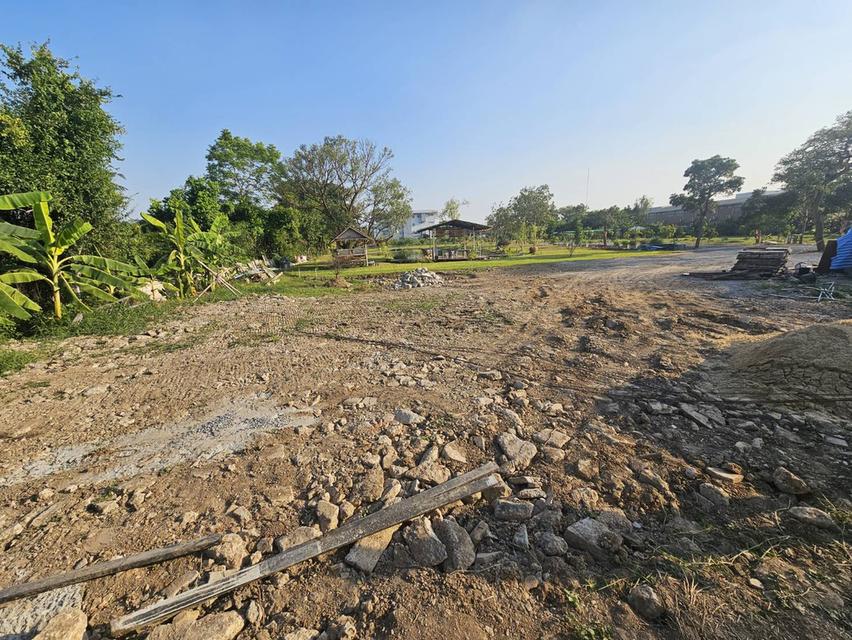 ให้เช่าที่ดินเปล่า นนทบุรี ติดถนนนครอินทร์ เชิงสะพานพระราม 5 ถนนทางเข้ากว้าง 6 เมตร 9