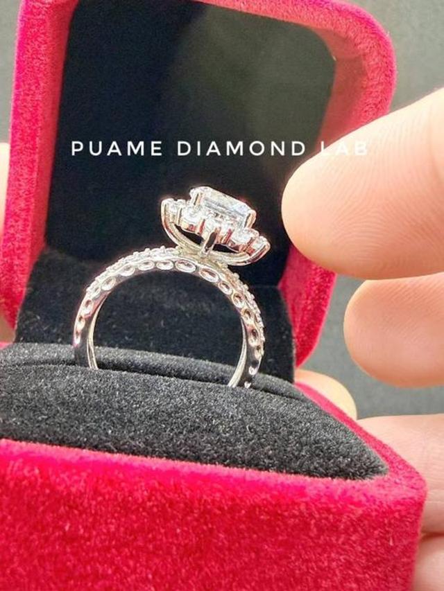 แหวนเพชรแท้ เพชรคัดสรรอย่างพิถีพิถัน ดีไซน์โดดเด่น งานผีมือละเอียดประณีตพร้อมใบรับประกันสินค้าที่ปุอามี่ Diamond Lap Rama2(095-8894732) รูปที่ 2