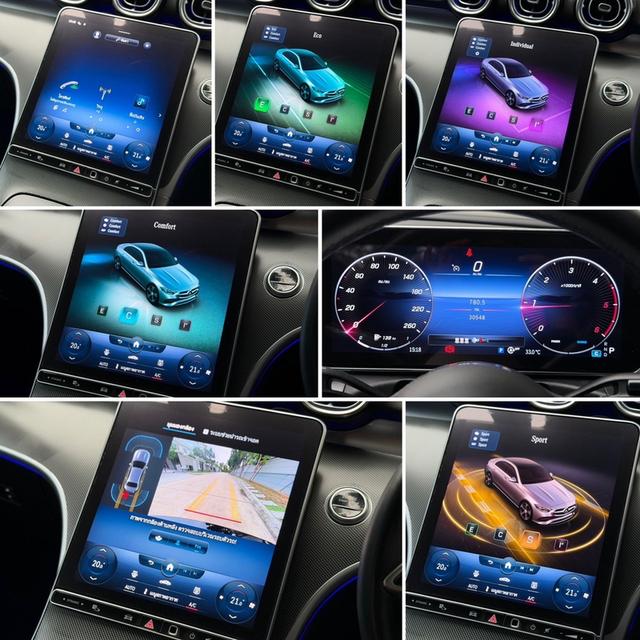 Mercedes-Benz C220d ดีเซล Avantgarde (W206) โฉมปัจจุบัน ปี 2022 ใช้งาน 3 หมื่นโล ประวัติครบ เจ้าของเดียว รูปที่ 14