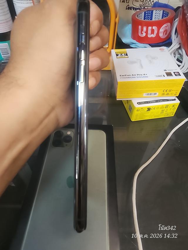 iPhone 11 Pro Max 64GB สี Midnight Green เครื่องศูนย์ TH สภาพนางฟ้า อัปเดต iOS 27 แล้ว พร้อมกล่อง รับประกัน 15วันครับ รูปย่อยที่ 4