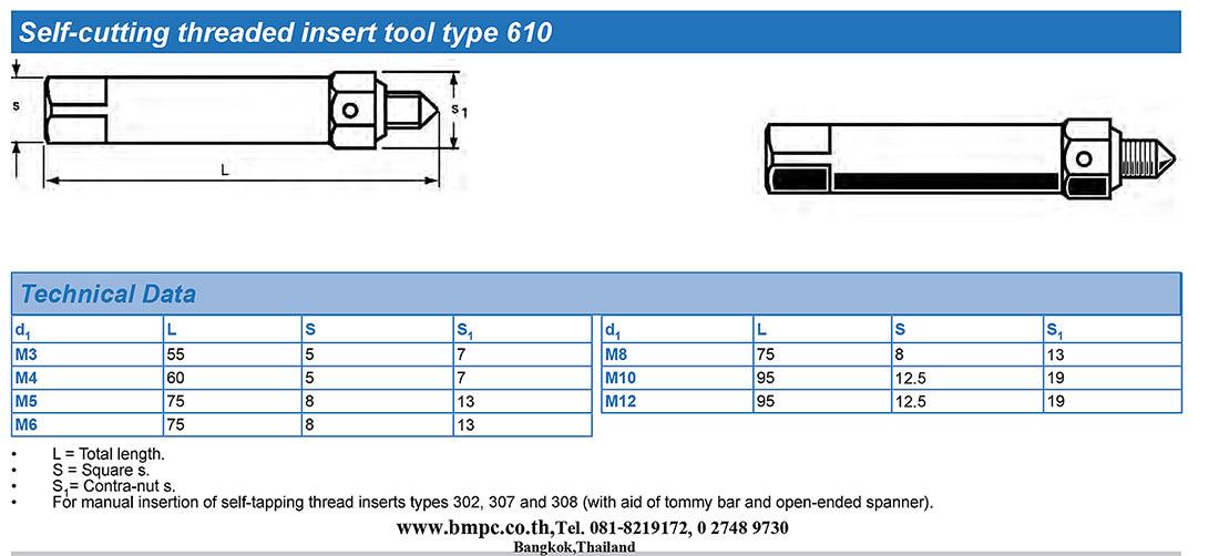 Ensat, Self cutting thread insert, Screw insert, พุกเกลียวแบบแข็ง, พุกเกลียวฝังพลาสติก, Socket insert, EZ insert 8