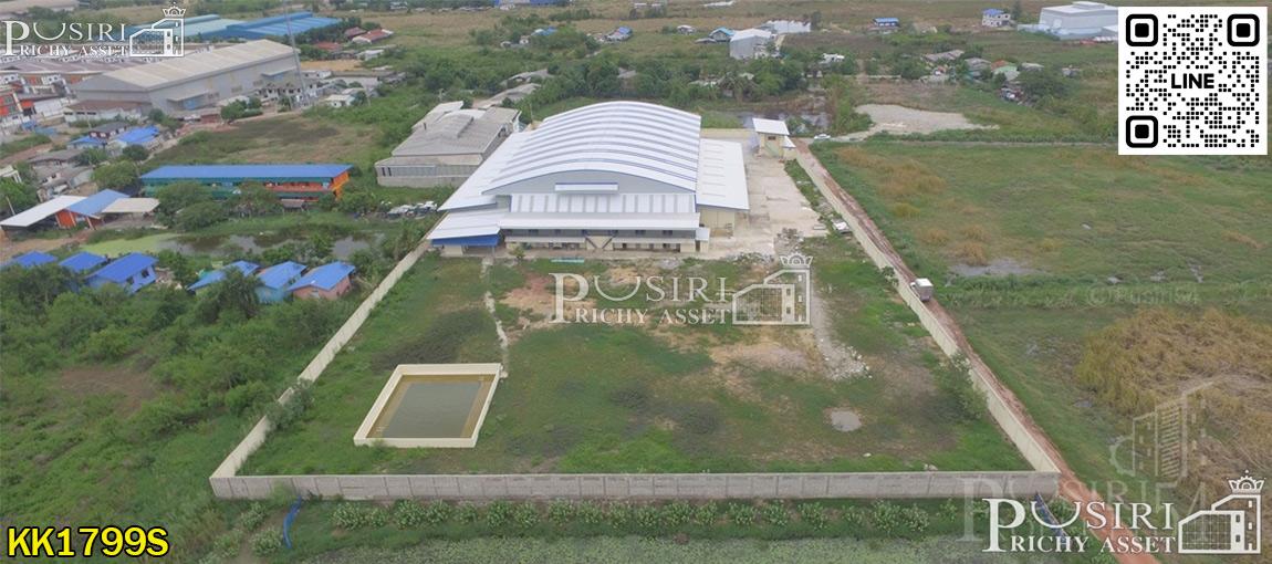 ขายโรงงาน เนื้อที่ 7 ไร่ 1 งานเศษ บางกระดี่ 16 มีครบแบบ 3 in 1 โรงงานสูง 11 เมตร สำนักงาน 2 ชั้น บ้านพักคนงานสูง พร้อมใบ รง.4 - KK001799s 4