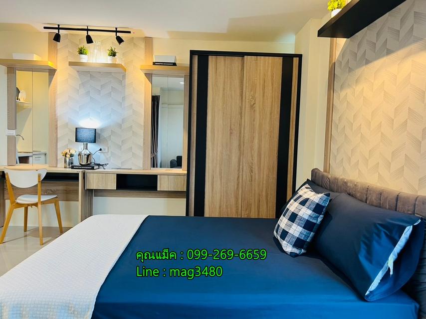 ขายคอนโด อัสสกาญจน์ ซิตี้ รามคำแหง ติดรถไฟฟ้าสีส้ม เคหะรามคำแหง ขนาด 23.5 ตารางเมตร ห้องมุม ชั้น3 ตกแต่งครบ 4