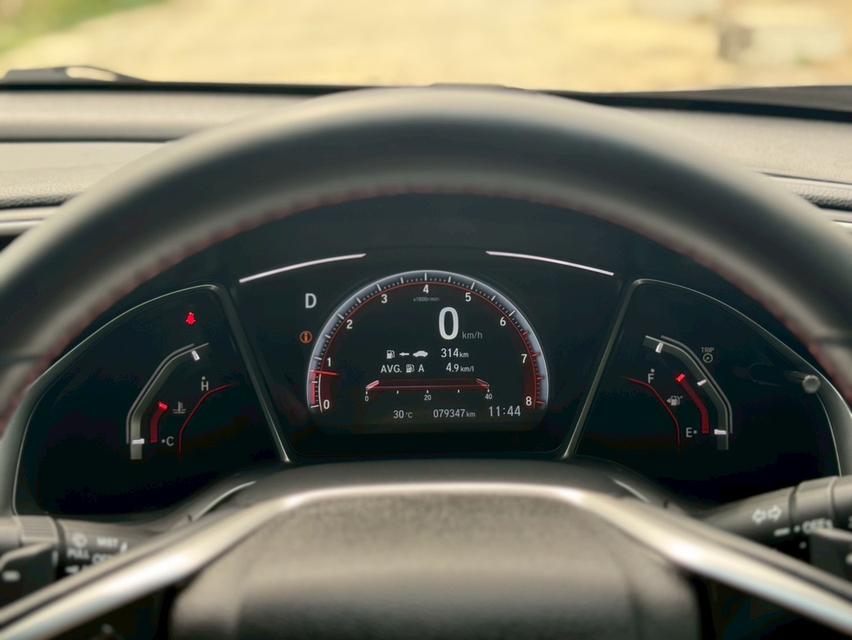 HONDA CIVIC FC  1.5 RS TURBO (MNC)  TOP ปี 2019 สีเทา  เกียรออโต้  17