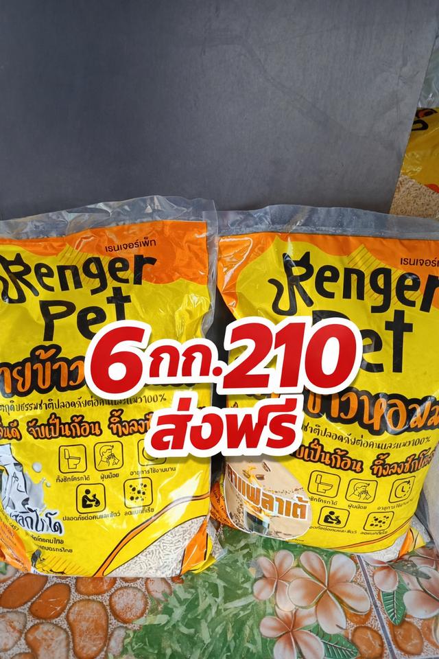 ทรายเต้าหู้ ทรายแมว ออร์แกนนิคฝีมือคนไทย