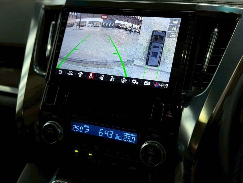 ปี 2015 TOYOTA VELLFIRE, 2.5 Z โฉม ปี15-23สีเทา เครื่องยนต์เบนซินล้วน มือเดียวป้ายแดง 13