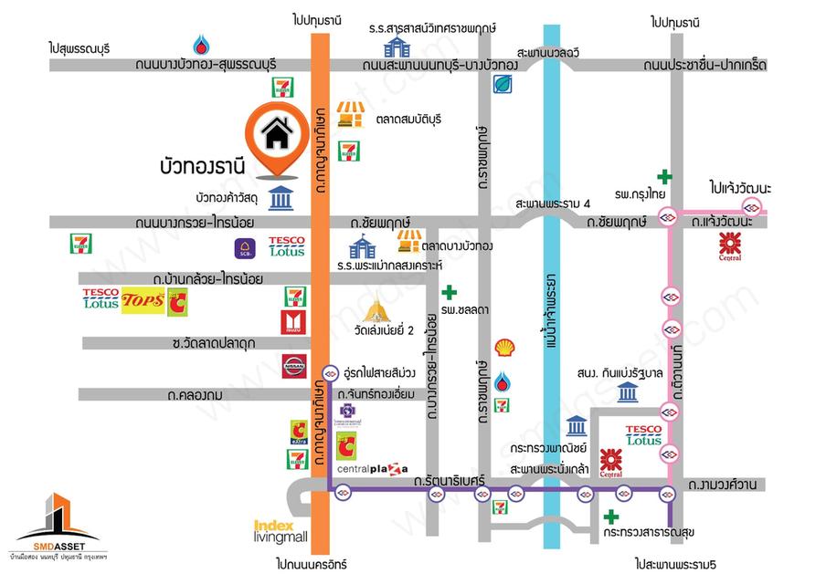 ขายอาคารพาณิชย์ 3.5 ชั้น+ดาดฟ้า ม.บัวทองธานี ขนาด 15 ตรว. 5นอน 3น้ำ [บางใหญ่-กาญจนาภิเษก] ขาย 1.99ล้าน 12