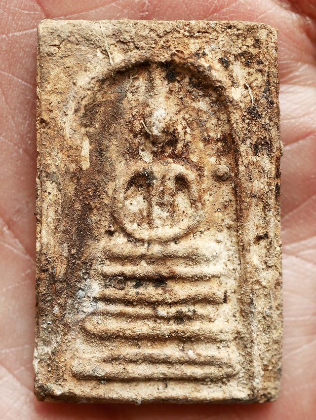 พระสมเด็จบางขุนพรหม กรุใหม่ พิมพ์ฐานคู่....เก่า เดิม คราบกรุจัดๆ 8