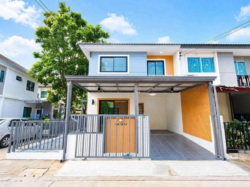 หมู่บ้านพฤกษา95/2 วงแหวน-ปิ่นเกล้า ซอยกันตนา บางใหญ่ ทาวน์เฮาส์ 2 ชั้น หลัง มุมกลับรถ ทำเลดี ห่างจากถนนกาญจนาภิเษกเพียง 1 กิโลเมตร 1