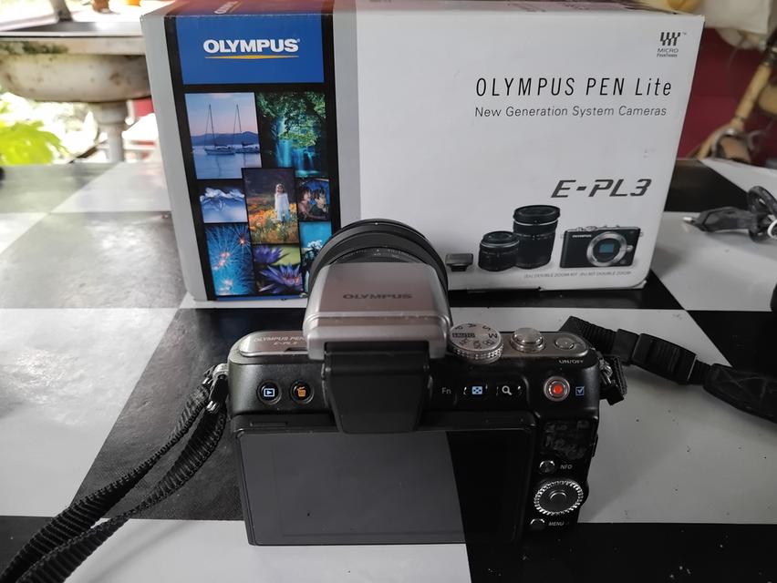 ขายกล้อง OLYMPUS PEN Lite รุ่น E-PL3 สภาพเหมือนใหม่ ราคา 5,000 บาท พร้อมเลนส์ 40-150