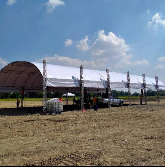 เต็นท์ผ้าใบโกดังโรงงาน 9