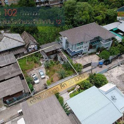 ขายที่ดินพร้อมบ้านไม้เก่า 1 หลัง เขตกรุงเทพฯชั้นใน ถนนตากสิน-สาทร วงเวียนใหญ่-สำเหร่ 102 ตรว. 10