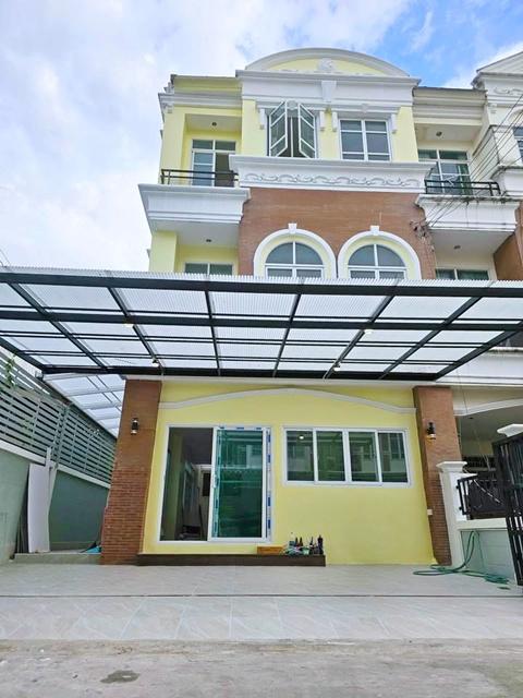 รพ.มงกุฏวัฒนะ 400 ม. ตลาดเมืองทอง 300 ม. เช่าทาวน์โฮม 3 ชั้น หลังริม 29 ตร.วา. MRT แจ้งวัฒนะ14 550 ม.349 ตร.ม. 3นอน 4 น้ 1