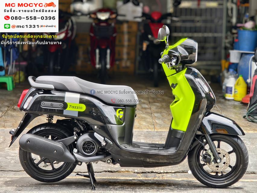 Fazzio 125 2022 วิ่ง3000โล รุ่นTop กุญแจรีโมท บุคเซอวิสครบ มีระบบYconnect NO1121