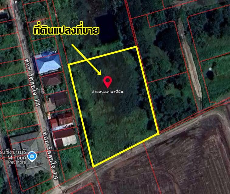 ขายที่ดินเปล่า ซอยวัดสุขใจ 14 แยก 4 คลองสามวา กรุงเทพมหานคร 7