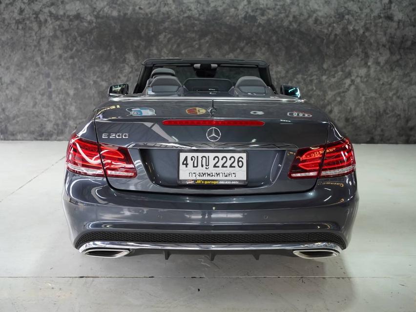 รหัสรถ JRS2226 Mercedes Benz E200 Cabriolet (เปิดประทุน) ปี2014 AMG